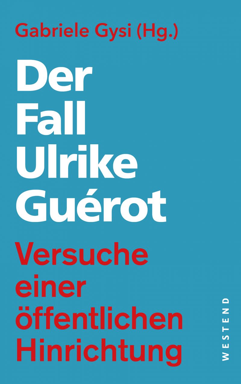 Buchcover "Der Fall Ulrike Guerot"